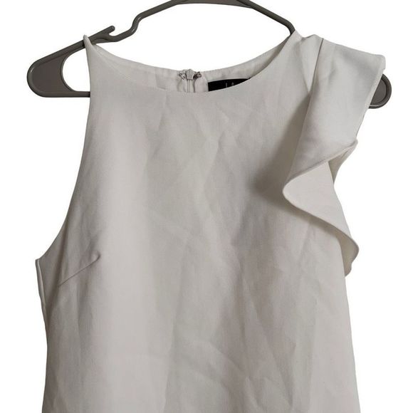 Lulu’s Dinah White One-Shoulder Dress M - Picture 6 of 12